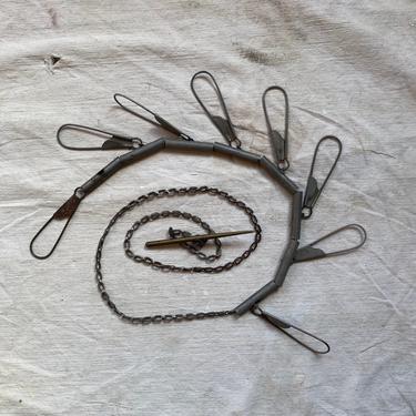 Vintage Frabills String Em Fish Chain Stringer 