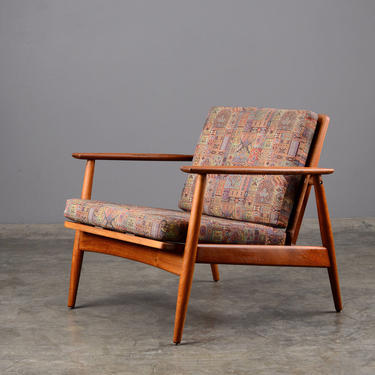 Mid Century Danish Modern Teak Lounge Chair Moreddi 