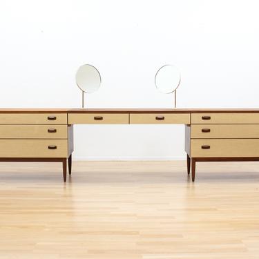 Mid Century Vanity Dresser by Wrighton Furniture 
