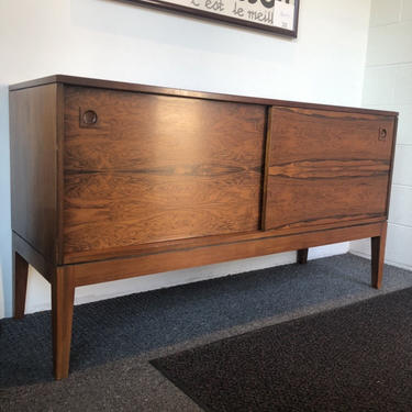 Vintage Rosewood Mid Century Modern Credenza Cabinet Storage with Drawers UK Import 