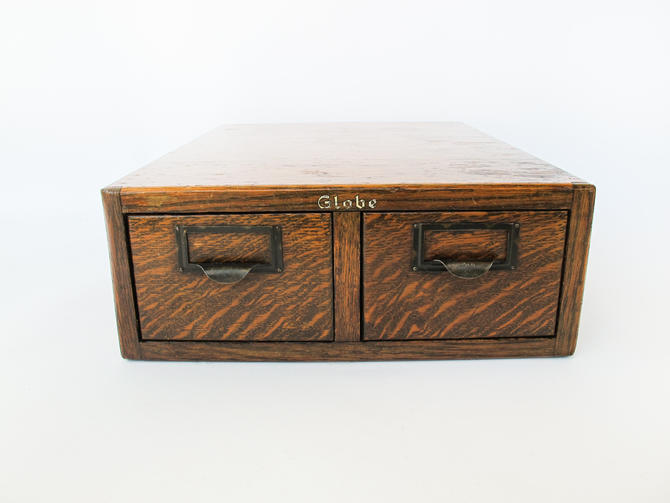 Office & Desk Storage Storage & Organization Vintage Globe Wernicke