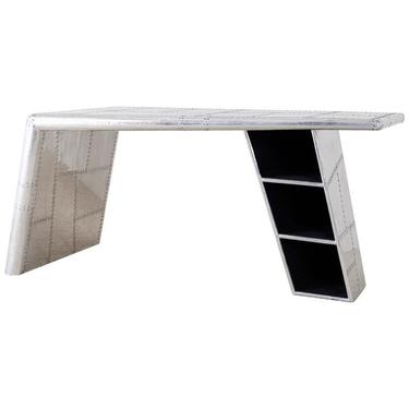 Aluminum Aircraft Aviation Jet Wing Writing Table Desk by ErinLaneEstate