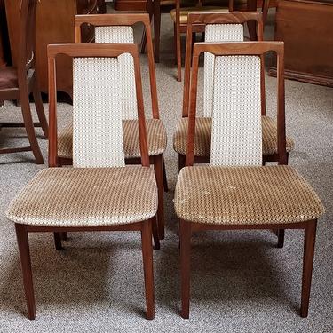 Item #S2008 Set of Four G-Plan Vintage Rosewood Frame Dining Chairs c.1960s