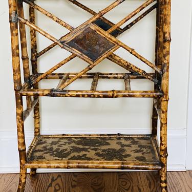 Antique Bamboo Newspaper Stand