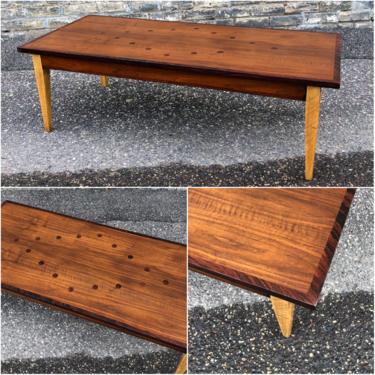 Lane Coffee Table With Rosewood Accents 
