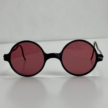 1920's-30's Sunglasses - Original Purple Glass Lenses - Willson Brand - Unisex 