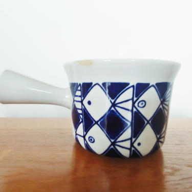 Scandinavian Modern Pottery Dish Designed 