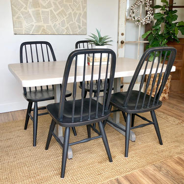 Trestle Dining Table and Chairs - Country Furniture 
