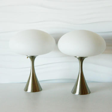 HA-C8197 Pair of Laurel Mushroom Lamps