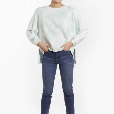 Mint Tie Dye High-Low Sweatshirt