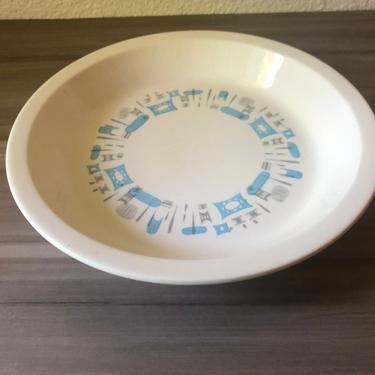 Vintage Royal China Blue Heaven Pie Plate, Vintage Pie Plate 
