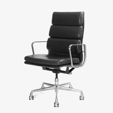 Eames Soft Pad Executive Chairs in Leather