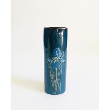 Vintage Japanese Iris Vase by Otagiri 