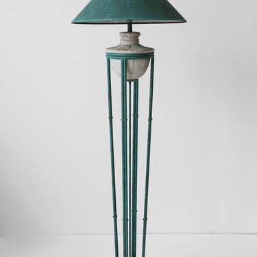 80's Green Floor Lamp