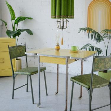 Yellow Formica Dinette Table