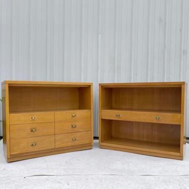 Pair Mid-Century Modern Bookcases by American of Martinsville 