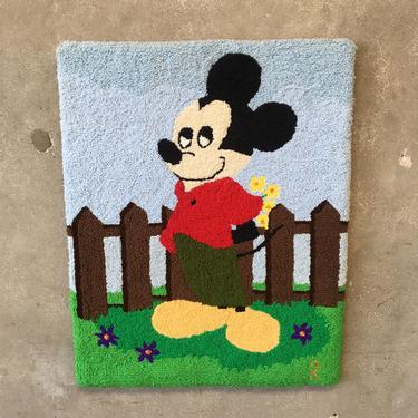 Vintage Mickey Mouse Latch - Hook Art