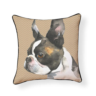 House of Boston Terrier Pillow
