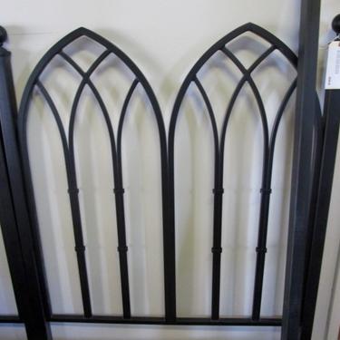 PAIR PRICED SEPARATELY GOTHIC STYLE IRON TWIN BEDS
