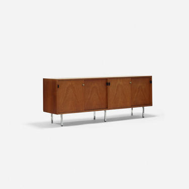 Vintage walnut credenza by Florence Knoll 