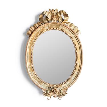 Oval Gustavian Mirror