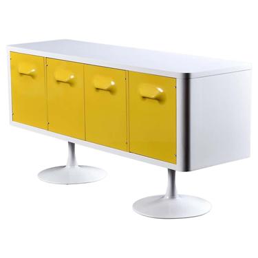 Broyhill Premier Chapter One Raymond Loewy Style Yellow Credenza 