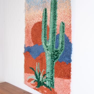Vintage Desert Thatch Work Retro Wall Tapestry 
