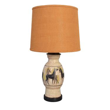 Raymor Horse Vase Lamp Mid Century Modern 
