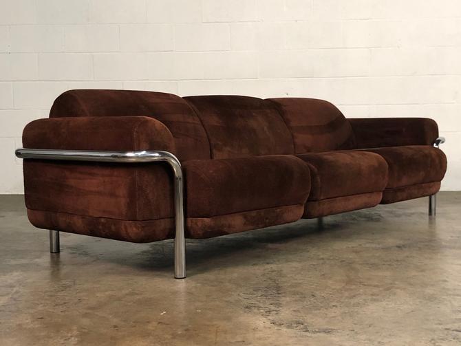Marble Imperial Mid Century Modern Sofa, Leather Sofas St Louis Mo