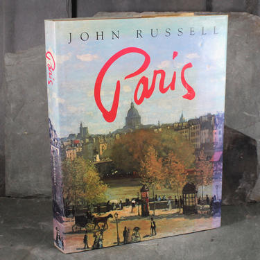 Paris by John Russell - 1983 Coffee Table Book - Beautiful, Pictorial Tour of Paris, France  | FREE SHIPPING 
