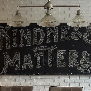 DESIGNER SAMPLE of KINDNESS MATTERS Wall art by Sugarboo