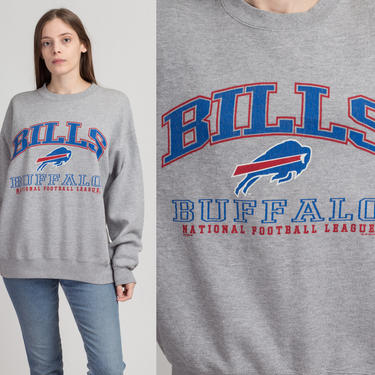 90s Buffalo Bills Nutmeg NFL Sweatshirt - Men's Large | Vintage Lee Sport Unisex Football Athletic Pullover 