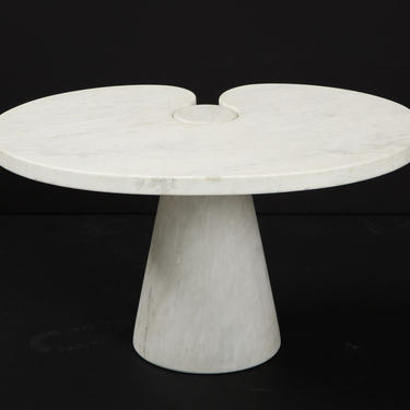 Angelo Mangiarotti Carrara Marble "Eros" Side Table for Skipper