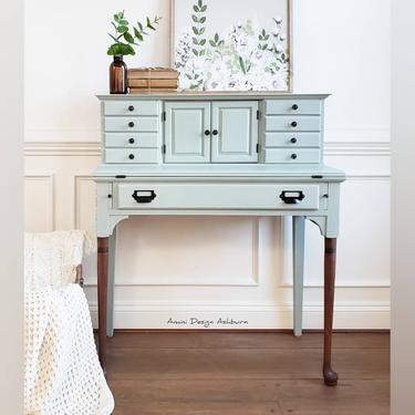 AVAILABLE - Secretary Desk Vanity Painted Furniture 