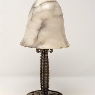 Edgar Brandt table lamp, signed (#14