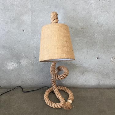 Coiled Rope Lamp
