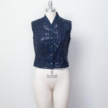 1990s Sequin Vest | Romeo Gigli for Callaghan 