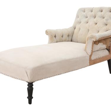 Vintage Tufted Chaise Lounge