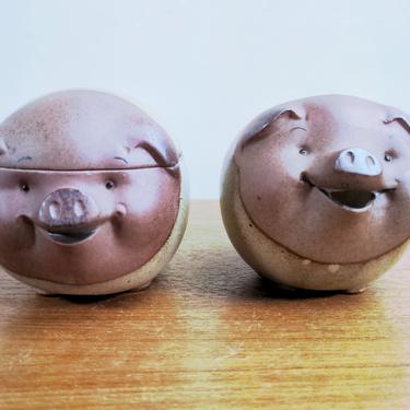 Vintage UCTCI Pig | Creamer and Covered Sugar Set | Japan 