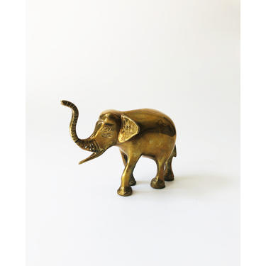 Vintage Brass Elephant 