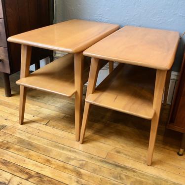 Heywood Wakefield Paid of End Tables-Newly refinished