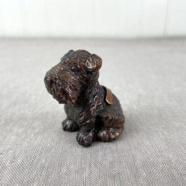 Cape Cod souvenir scottie - vintage cast metal dog 