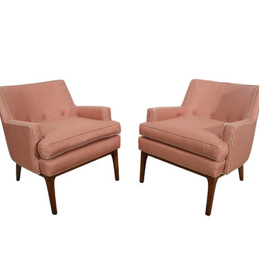 Lounge Chairs Boudoir Chair Mid Century Modern Hollywood Regency 