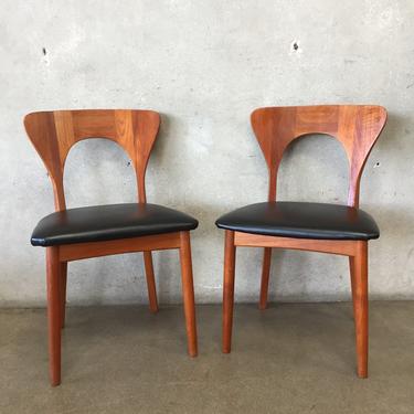 Pair of Mid Century Niels Koefoed Hornslet Chairs