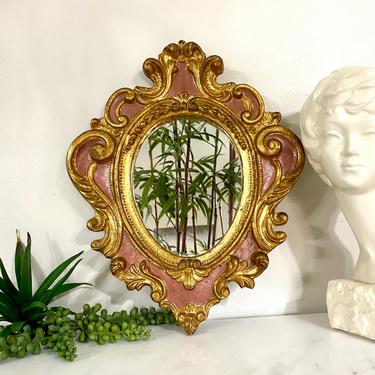 Italian Florentine Ornate Gold Gilt Mirror 