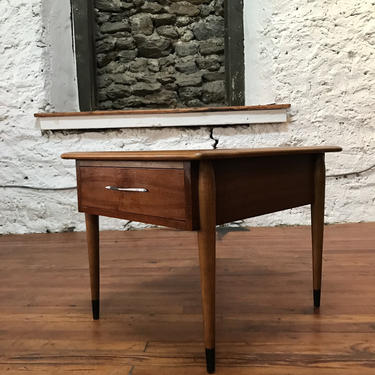 Mid century end table Lane side table mid century modern accent table 
