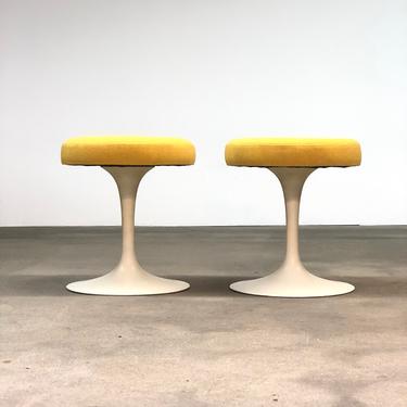 Eero Saarinen | Pair Tulip Stools by Knoll 