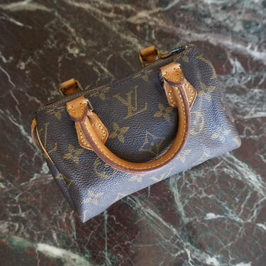 Louis Vuitton Vintage Nano Speedy Bag Mini Speedy LV Baguette