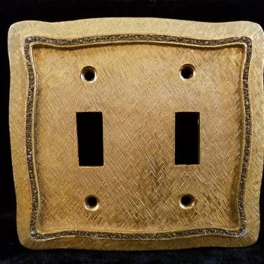 Hollywood Regency Double Light Switch Faceplate
