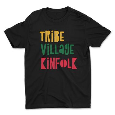 Tribe, Village &amp; Kinfolk T-shirt (Black)